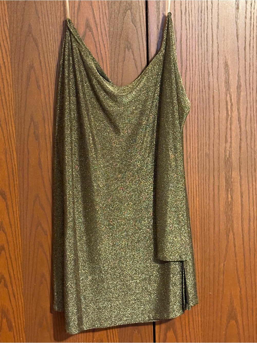 Metallic Gold Off Shoulder Women’s Top 3XL